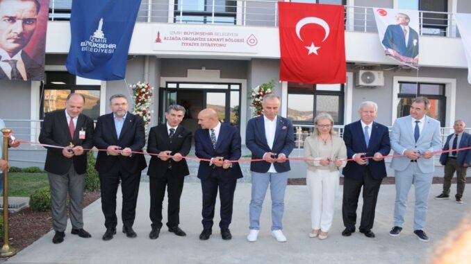 Aliağa Kimya İhtisas ve Karma Organize Sanayi Bölgesi İtfaiye Binası Açıldı Aliağa Kimya İhtisas ve Karma Organize Sanayi Bölgesi İtfaiye Binası Açıldı