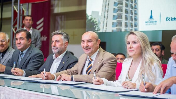 İzmir’de Halk Konut Projesi Kapsamında 7 Kooperatifle Protokol İmzalandı