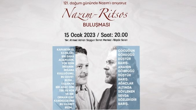 Nâzım Hikmet Doğumunun 121. Yıldönümünde Anılıyor