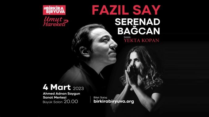 Fazıl Say ve Serenad Bağcan Depremzedeler İçin İzmir'de Sahnede