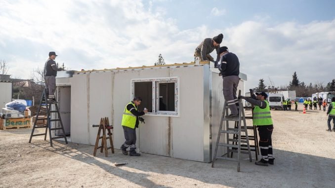 İzmir Büyükşehir, Kahramanmaraş’ta 232 Konteynerli Kent Kuruyor