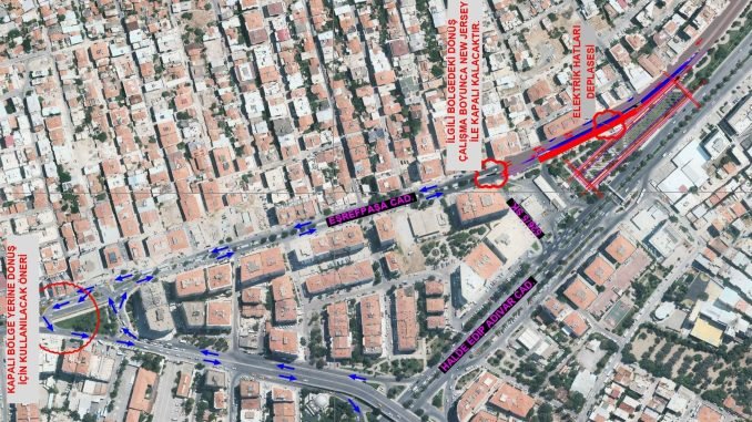 Buca Metrosu Yapım Çalışmaları Nedeniyle Trafik Düzenlemesi