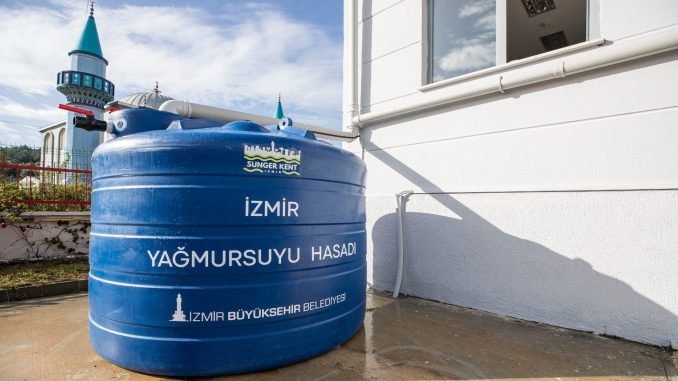 İzmirde Yağmur Suyu Hasadı İle Büyük Tasarruf