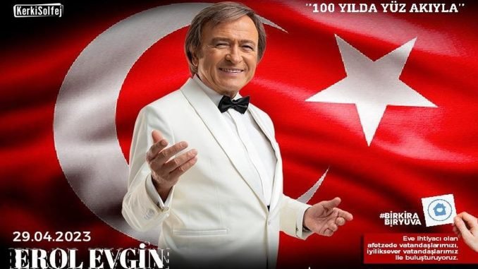 Erol Evgin Bir Kira Bir Yuva Dayanışma Konseri İçin Sahnede