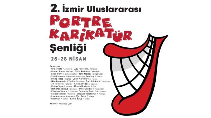 İzmir Uluslararası Portre Karikatür Şenliği, 25 Nisan’da Başlıyor