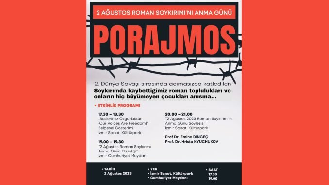 İzmir’de Roman Soykırımı İçin Anma Etkinliği Düzenecek