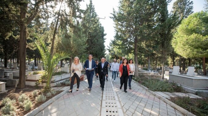 Işıkkent Mezarlığı’nda Yağmur Suyu Hasadı Başladı