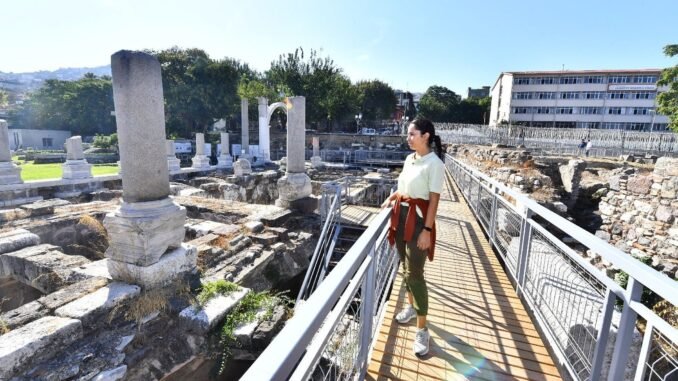 Turistler, Agora Ören Yeri’ndeki Tarihe Yakından Tanıklık Edecek
