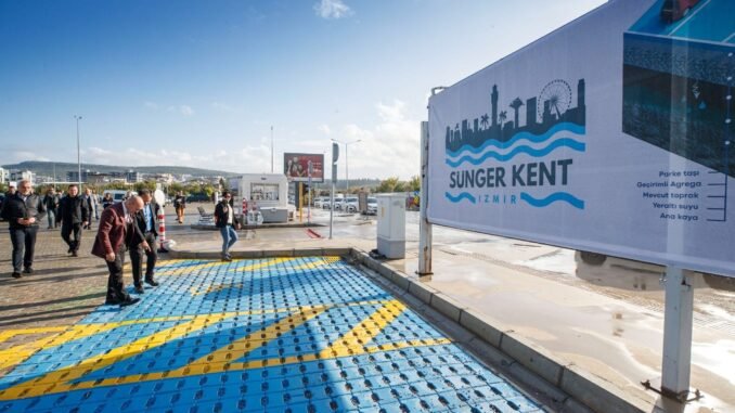 Türkiye’nin İlk Sünger Otoparkı İzmir’de