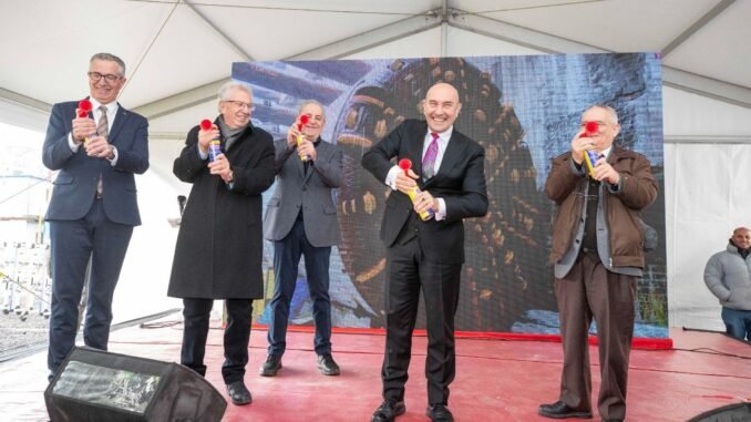 Buca Metrosu'nda Tünel Kazısı Başladı