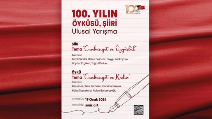 İzmir, Cumhuriyetin 100. Yılına Öykü ve Şiirle Damga Vur