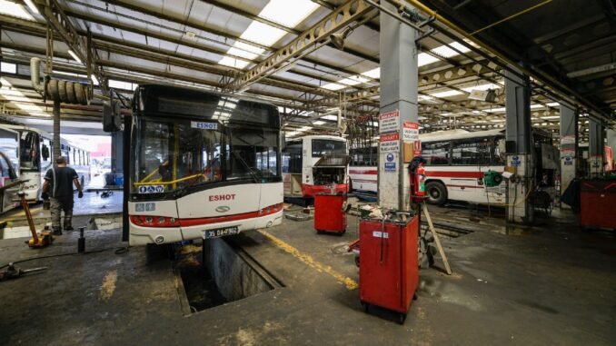 ESHOT Atölyeleri Fabrika Verimliliğinde Çalışıyor