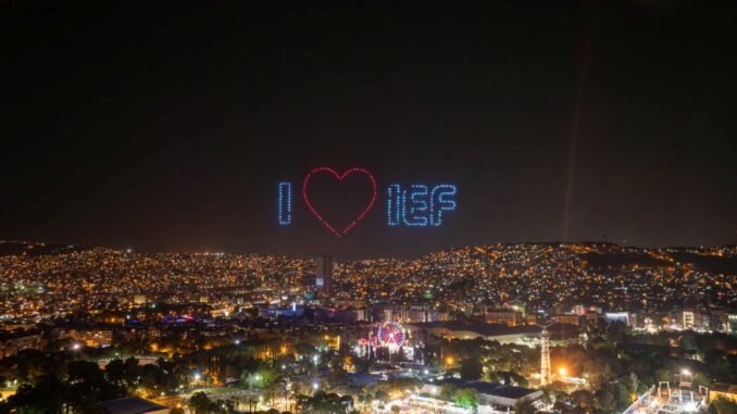 İEF 2024'te Dronlarla Gökyüzünde Şölen