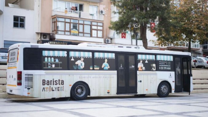 Mobil Barista Otobüsü Bornova ve Çiğli’de