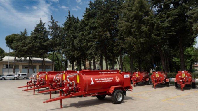 İzmir'de Yangınlara Karşı Kırsala 125 Yeni Tanker
