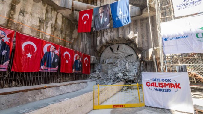 Buca Metrosu’nun Tünel Kazıları Yüzde 77 Seviyesine Geldi
