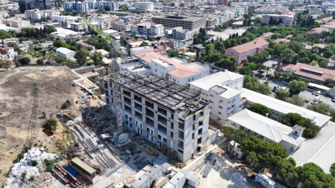 Eşrefpaşa Hastanesi Ek Binasında 5. Kat Tamamlanıyor