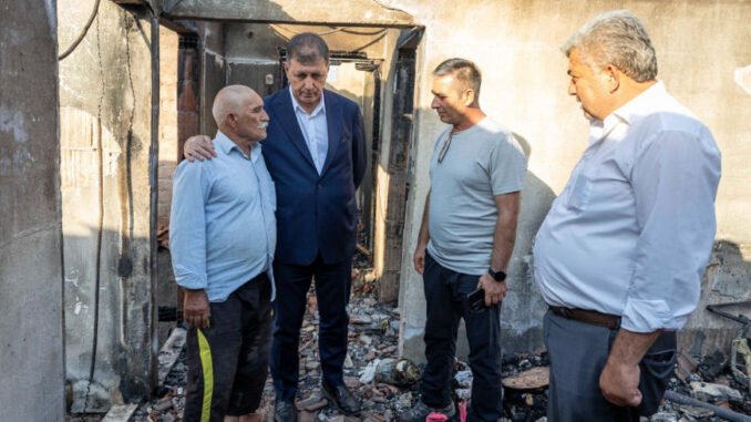 İzmir’de Yangın Mağduru Aileye Destek