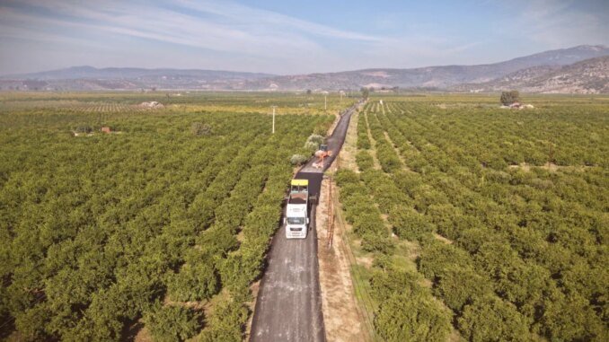 İzmir Zeytinköy’de 15,5 Kilometrelik Yol Baştan Sona Yenileniyor - Merhaba İzmir