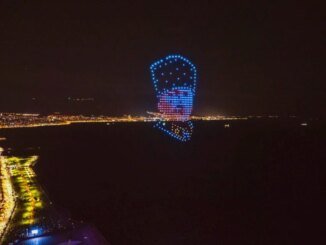 İzmir’de Cumhuriyet Bayramı Coşkusu Bin Dronla Gökyüzünde - Merhaba İzmir